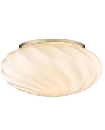 Halo Design Twist Væglampe Opal Antik Messing
