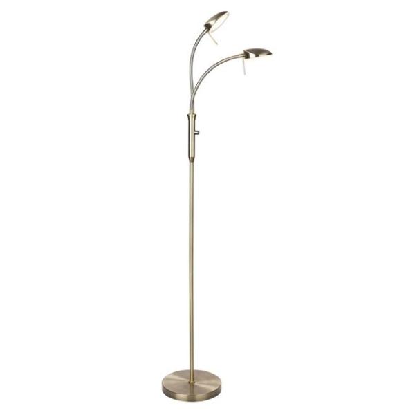 Halo Design Vegas Gulvlampe -arme Dæmper Antique Messing
