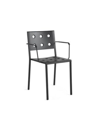 Hay Balcony Dining Stol Med Armlæn Antracit