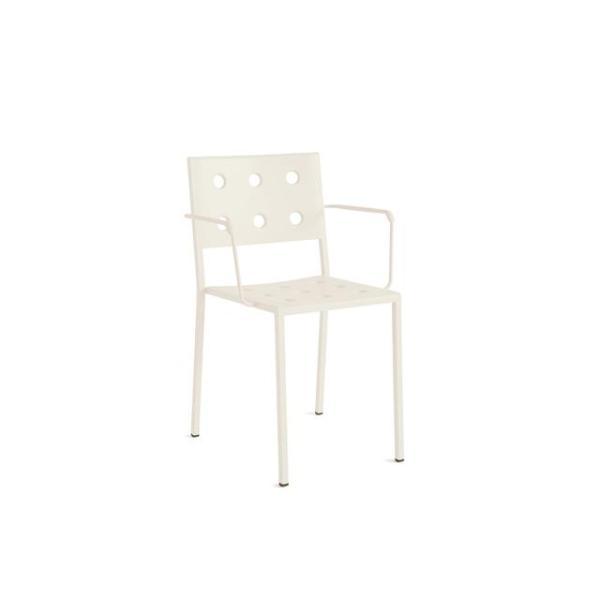 Hay Balcony Dining Stol Med Armlæn Chalk Beige