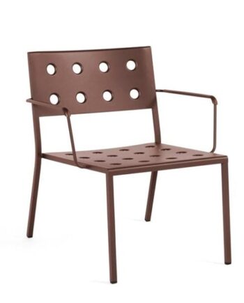 Hay Balcony Lænestol Med Armlæn Iron Red