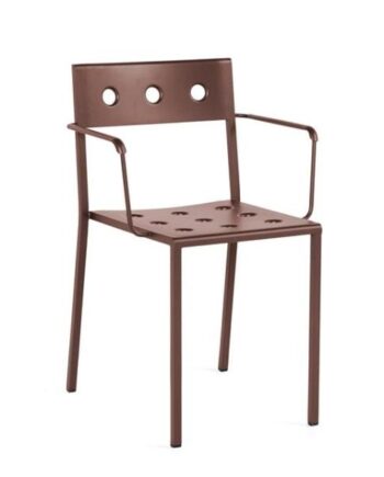 Hay Balcony Stol Med Armlæn Iron Red