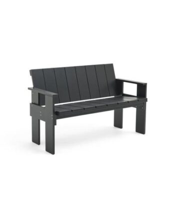 Hay Crate Dining Bænk Sort