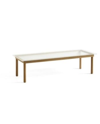 Hay Kofi Sofabord 36x50x140 Eg Klar Rillet Glas