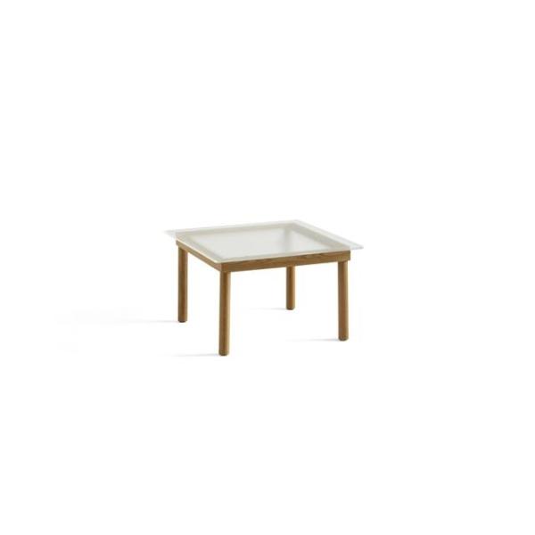 Hay Kofi Sofabord 36x60x60 Eg Klar Rillet Glas