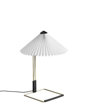 Hay Matin Bordlampe Krom White 300