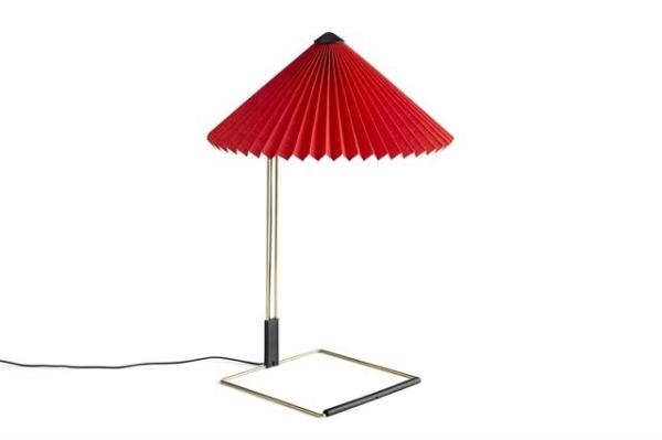 Hay Matin Bordlampe Mellem Rød