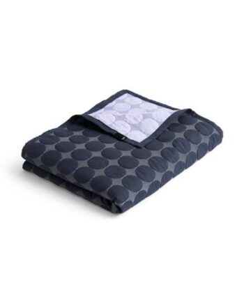 Hay Mega Dot Organic Sengetæppe 195x245 Midnight Blue