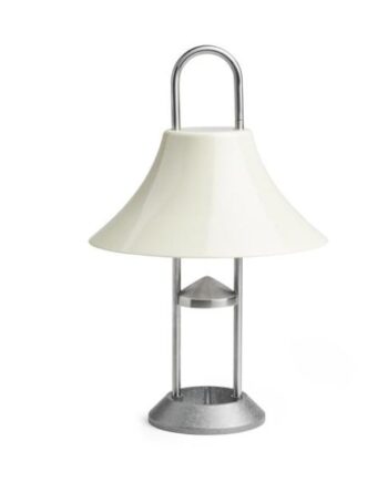 Hay Mousqueton Transportabel Lampe Oyster White
