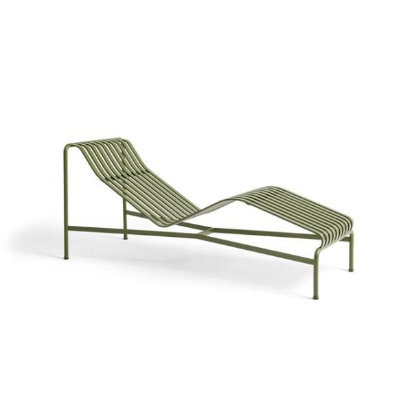 Hay Palissade Chaise Longue Oliven