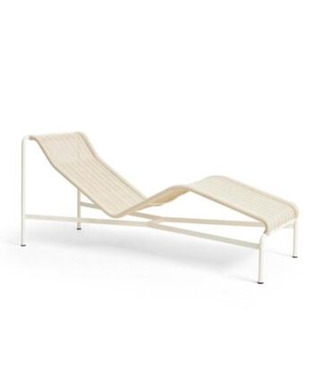 Hay Palissade Cord Chaise Logue Creme Hvid