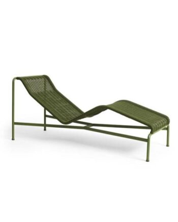 Hay Palissade Cord Chaise Logue Oliven