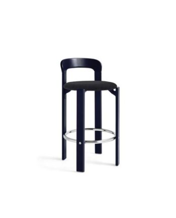 Hay Rey Barstol H65 Med Polstret Sæde Deep Blue Water