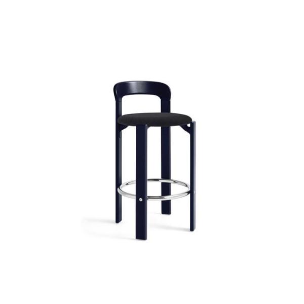 Hay Rey Barstol H65 Med Polstret Sæde Deep Blue Water