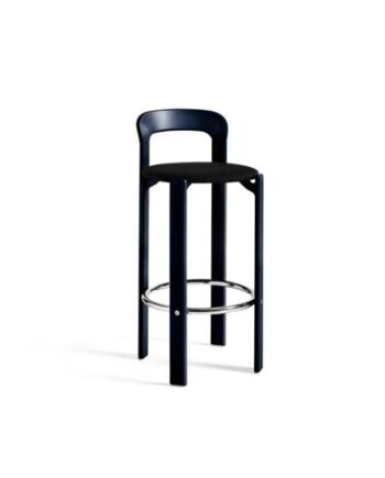 Hay Rey Barstol H75 Med Polstret Sæde Deep Blue Water