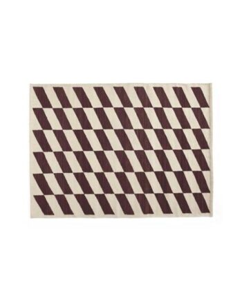 Hay Shift Kelim Gulvtæppe 140x200 Burgundy