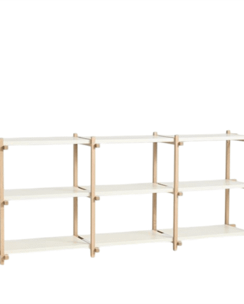 Hay Woody Shelving     Reol Lav Almond White Stål