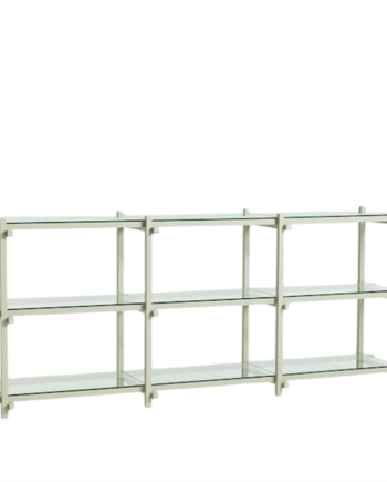 Hay Woody Shelving     Reol Lav Smokey Grey Glas