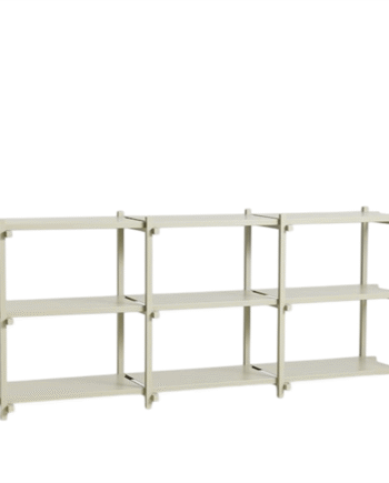 Hay Woody Shelving     Reol Lav Smokey Grey Stål
