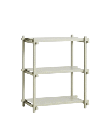 Hay Woody Shelving     Reol Lille Smokey Grey Stål