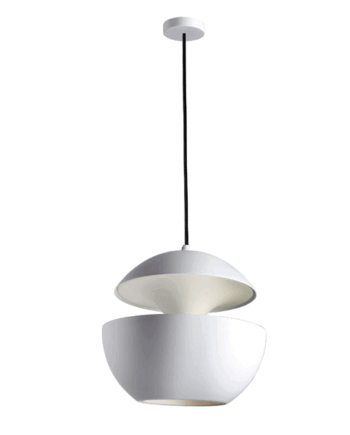Here Comes The Sun Pendel Hvid Hvid 35 Cm