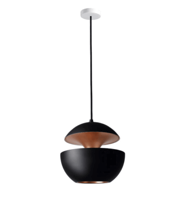 Here Comes The Sun Pendel Sort Kobber 25 Cm