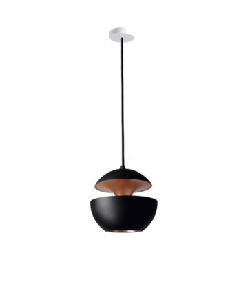 Here Comes The Sun Pendel Sort Kobber 17   Cm