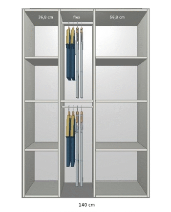 Inventar Fra Bredde 120 Cm Til 140 Cm Model