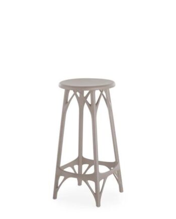 Kartell      Light Skammel H65 Grå