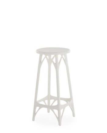 Kartell      Light Skammel H65 Hvid