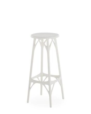 Kartell      Light Skammel H75 Hvid