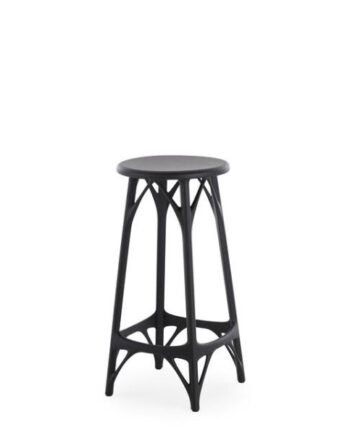 Kartell      Light Skammel H65 Sort