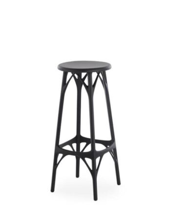 Kartell      Light Skammel H75 Sort