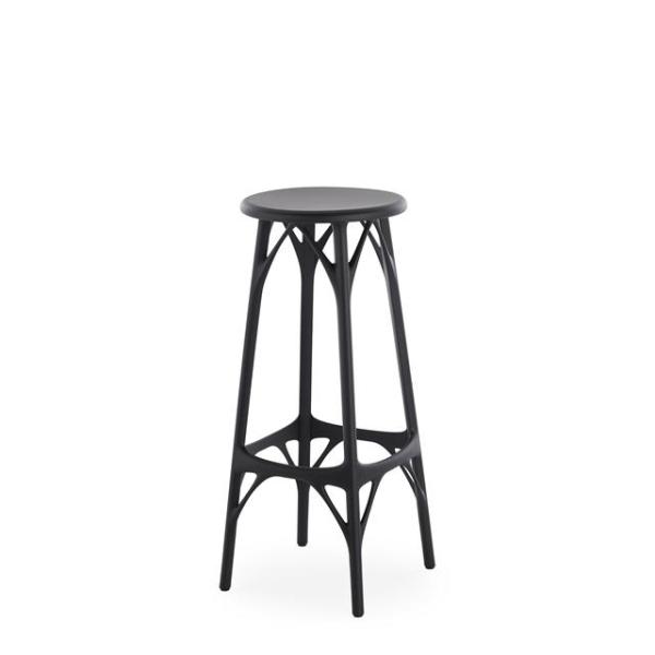 Kartell Light Skammel H75 Sort