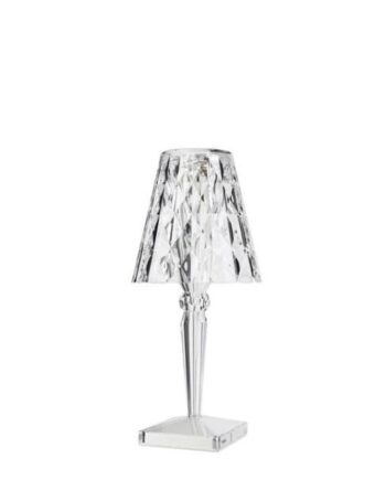 Kartell Big Battery Bordlampe Krystal