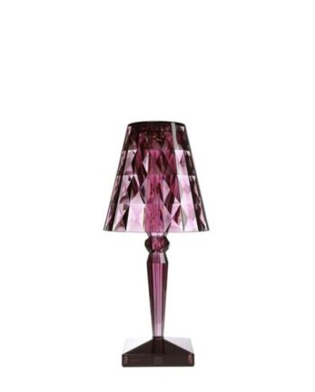 Kartell Big Battery Transportabel Lampe Lilla