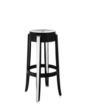 Kartell Charles Ghost Barstol H75 Blank Sort