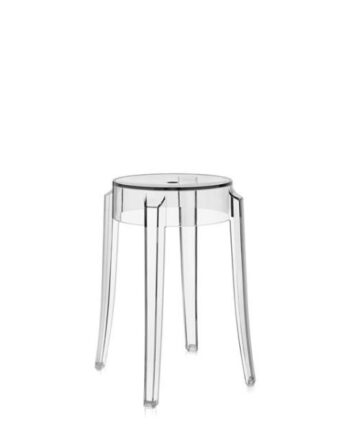 Kartell Charles Ghost Skammel H45 Krystal