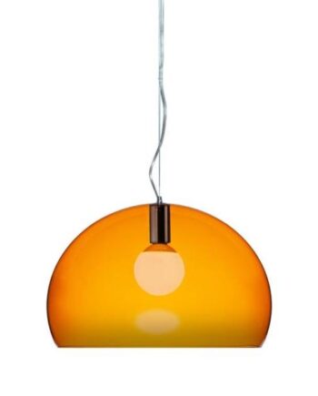 Kartell Fl   Pendel Orange Mellem