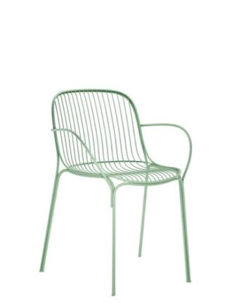 Kartell Hiray Spisebordsstol Med Armlæn Grøn