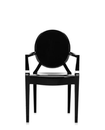 Kartell Louis Ghost Spisebordsstol Blank Sort