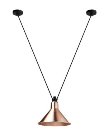 Lampe Gras N323   Conic Pendel Kobber