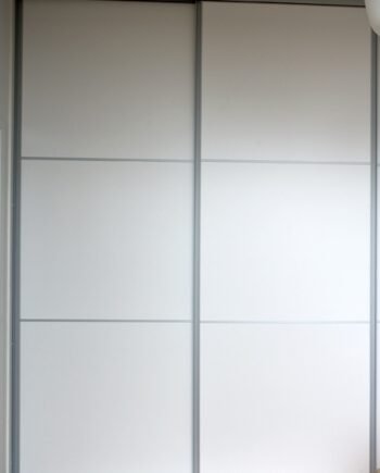 Mogensen Slimline Skydelåger På Mål Til Garderobe Med   Låger Total Bredde 100 Til 130 Cm