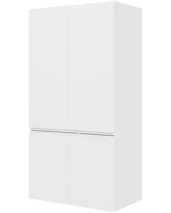 Multi-living Combiskab 100 Cm Med   Hylder  Bøjlestang Og   Låger