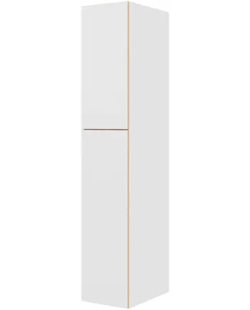 Multi-living Ekstra Højt Bøjleskab    White Oak Line  : 214   Cm  : 60   Cm  -delt Låge Inklusiv   Hylde Samt   Oval Bøjlestang Bredde: 40 Cm