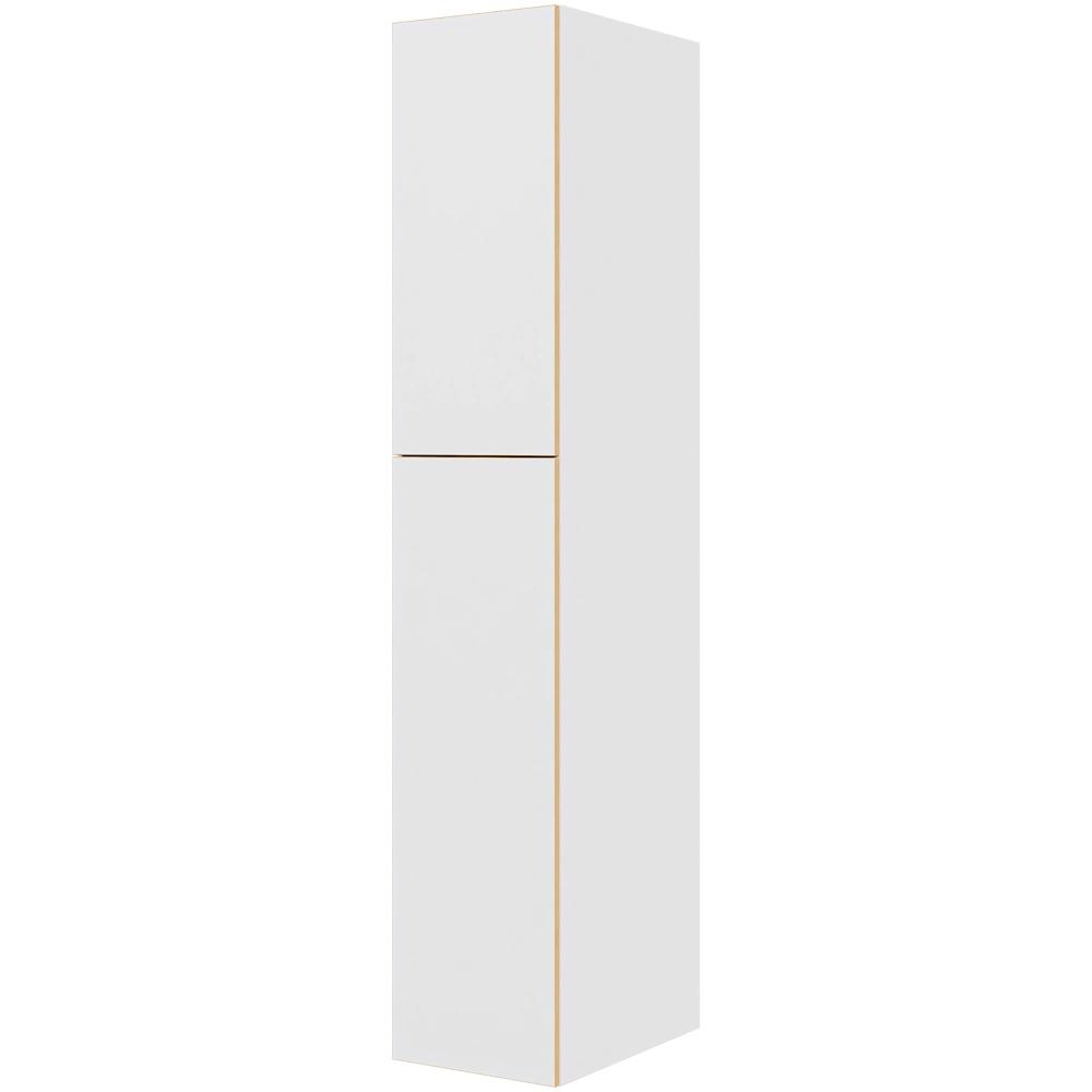 Multi-living Ekstra Højt Bøjleskab White Oak Line : 214 Cm : 60 Cm -delt Låge Inklusiv Hylde Samt Oval Bøjlestang Bredde: 40 Cm