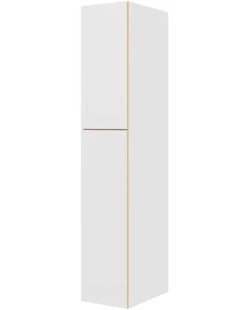 Multi-living Køkken Ekstra Højt Hyldeskab    White Oak Line  : 214   Cm  : 60   Cm   Delt Låge Inklusiv   Hylder Bredde: 40 Cm