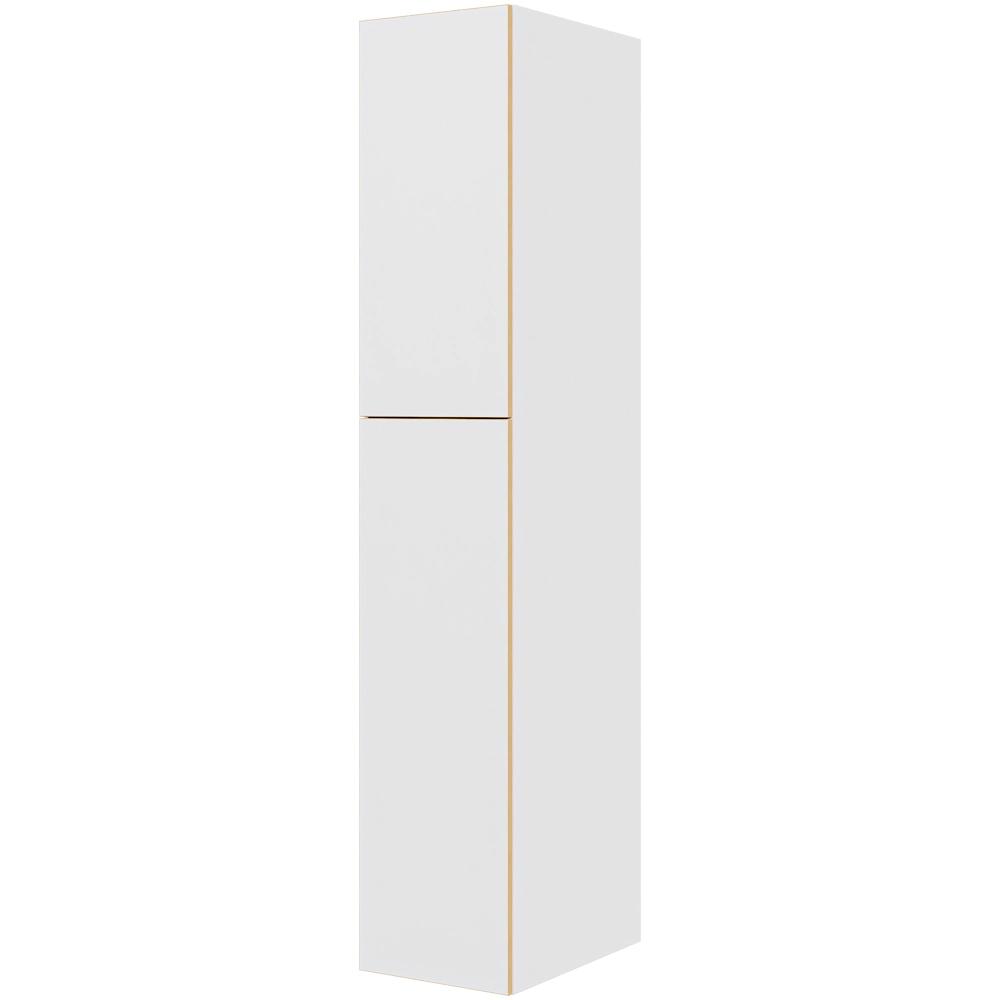 Multi-living Køkken Ekstra Højt Hyldeskab White Oak Line : 214 Cm : 60 Cm Delt Låge Inklusiv Hylder Bredde: 40 Cm