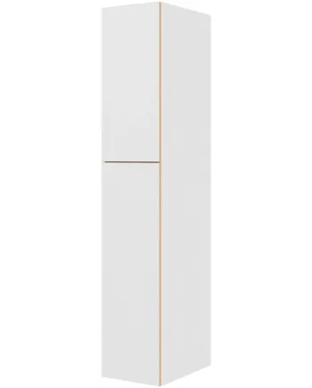 Multi-living Køkken Ekstra Højt Kosteskab    White Oak Line  : 214   Cm  : 60   Cm Inklusiv   Hylde    Trådreol    Slangeholder Bredde: 40 Cm