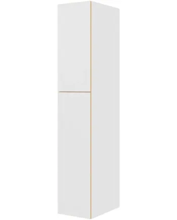 Multi-living Køkken Ekstra Højt Linnedskab    White Oak Line  : 214   Cm  : 60   Cm Inklusiv   Hylder Samt   Bakker  Bredde: 40 Cm